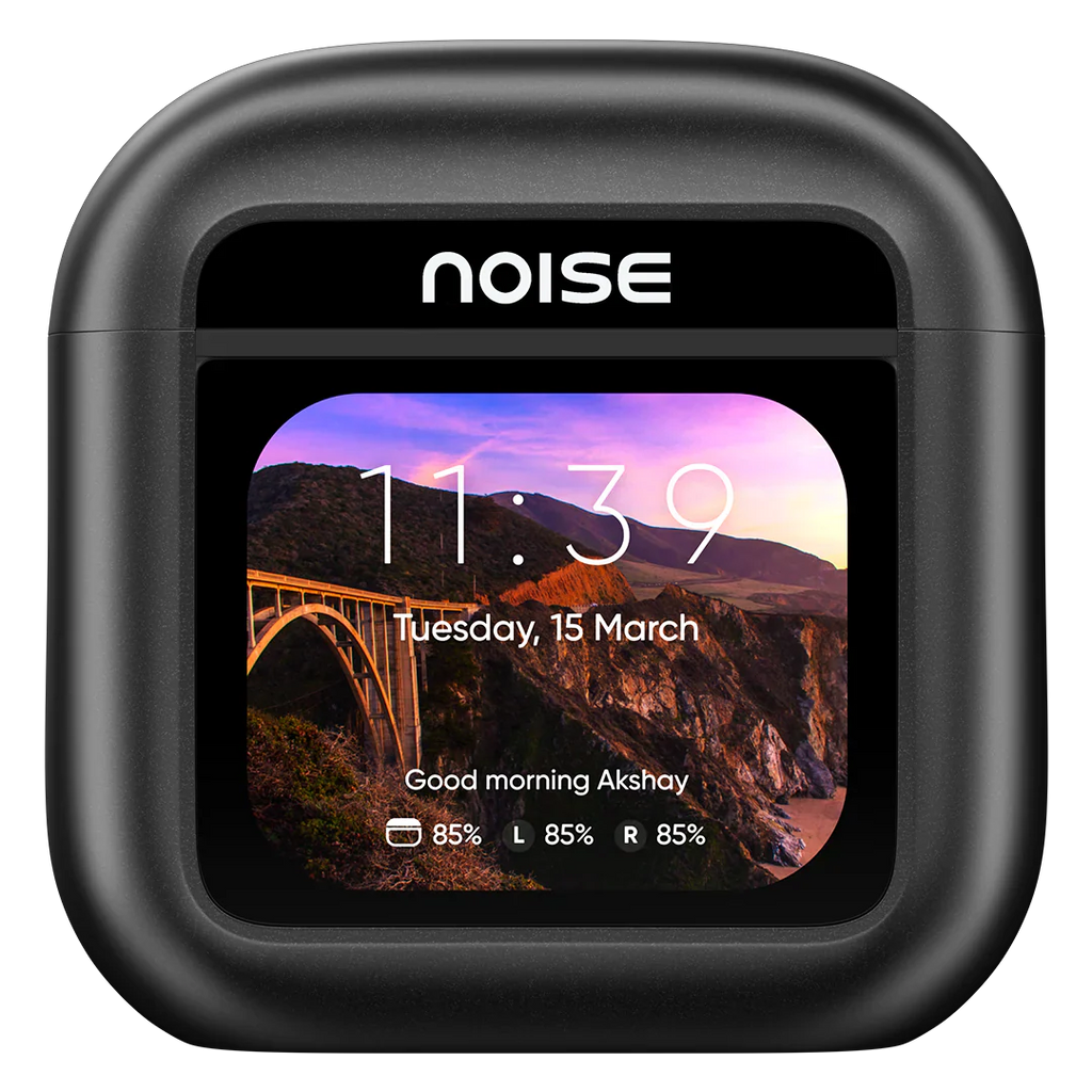 Newly Launched View Buds in-Ear Bluetooth TWS - 1.75" HD Smart Touch Display, ANC (up to 32db), in-Built EQ Modes, in-Built Storage, 40Hr Playtime, BT v5.3