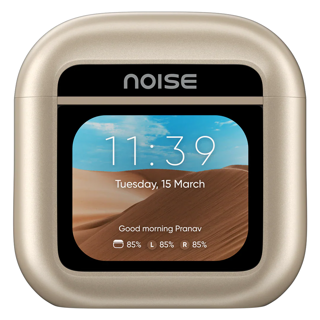 Newly Launched View Buds in-Ear Bluetooth TWS - 1.75" HD Smart Touch Display, ANC (up to 32db), in-Built EQ Modes, in-Built Storage, 40Hr Playtime, BT v5.3
