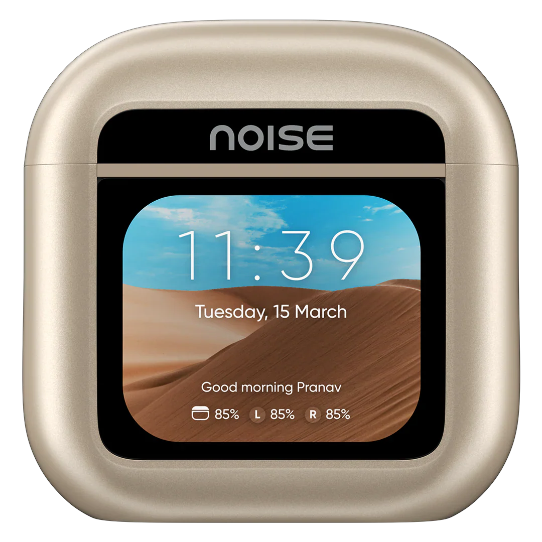 Newly Launched View Buds in-Ear Bluetooth TWS - 1.75" HD Smart Touch Display, ANC (up to 32db), in-Built EQ Modes, in-Built Storage, 40Hr Playtime, BT v5.3