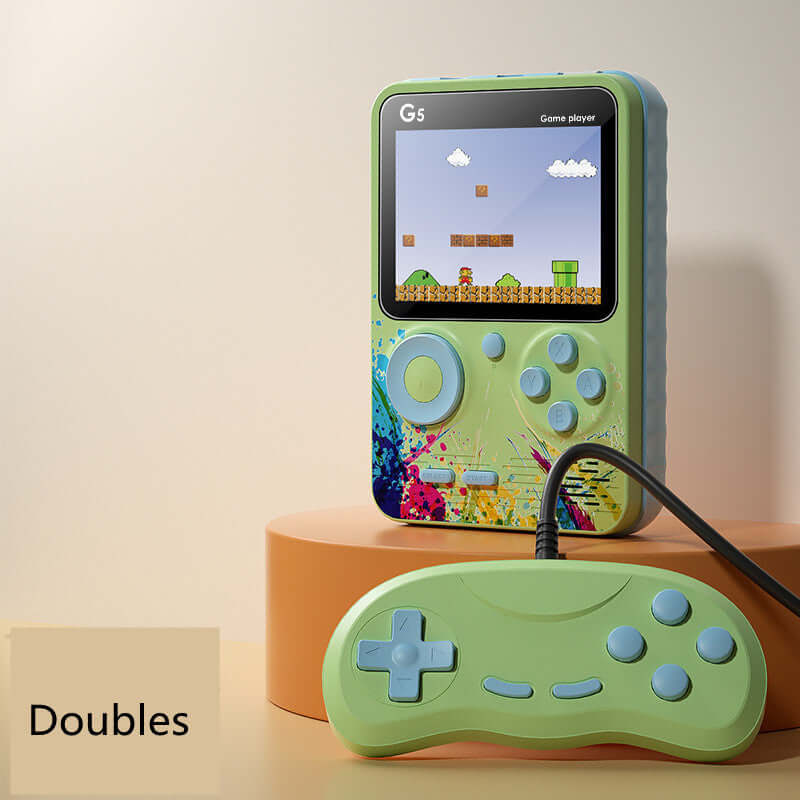 Upgraded Handheld Retro Game Console with 500 Childhood Games Including Contra & More