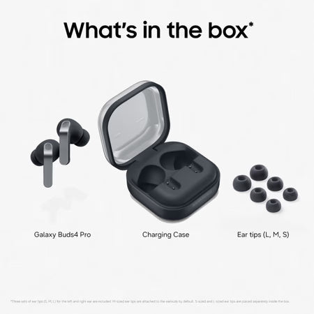Galaxy Buds 4 Pro ANC – Crystal Clear Sound, Air Noise Cancellation, No Distractions