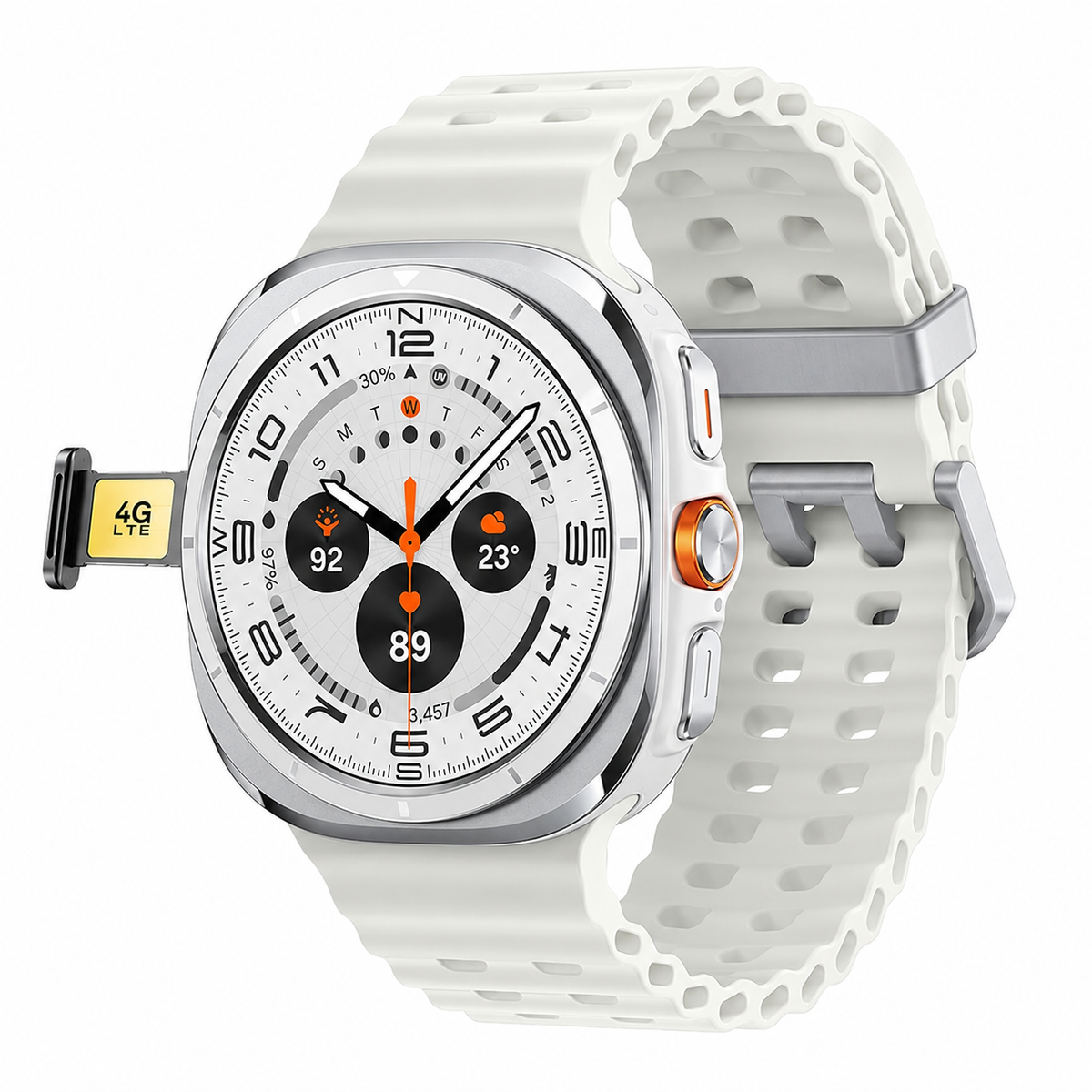 4G/5G SIM Ultra X Smartwatch | Android & iOS Support | 8GB + 128GB | Free Strap- On/Off Logo & BT Calling (100h Battery)